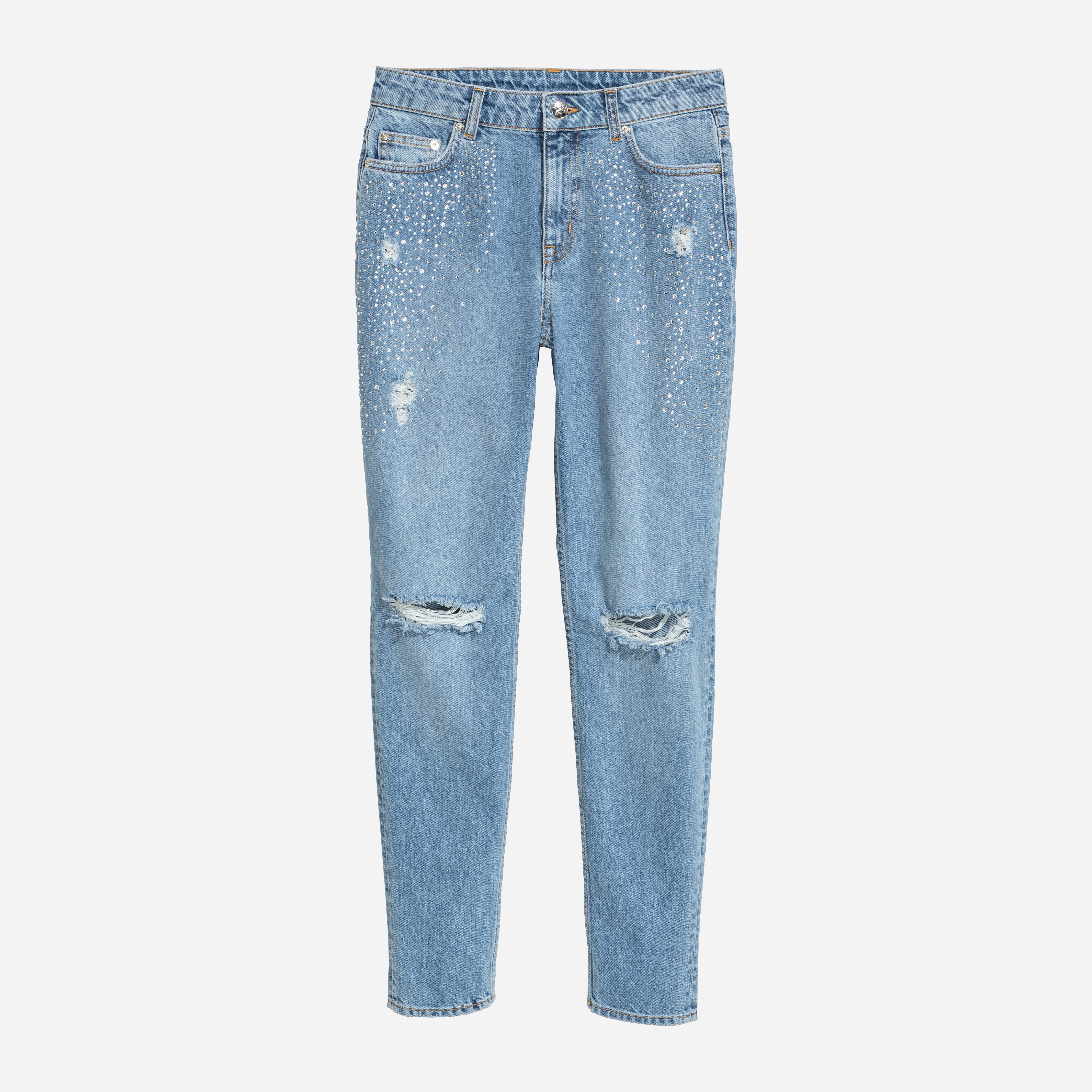 

Джинсы H&M 5818426-AAFI 32 Голубые с серебристым