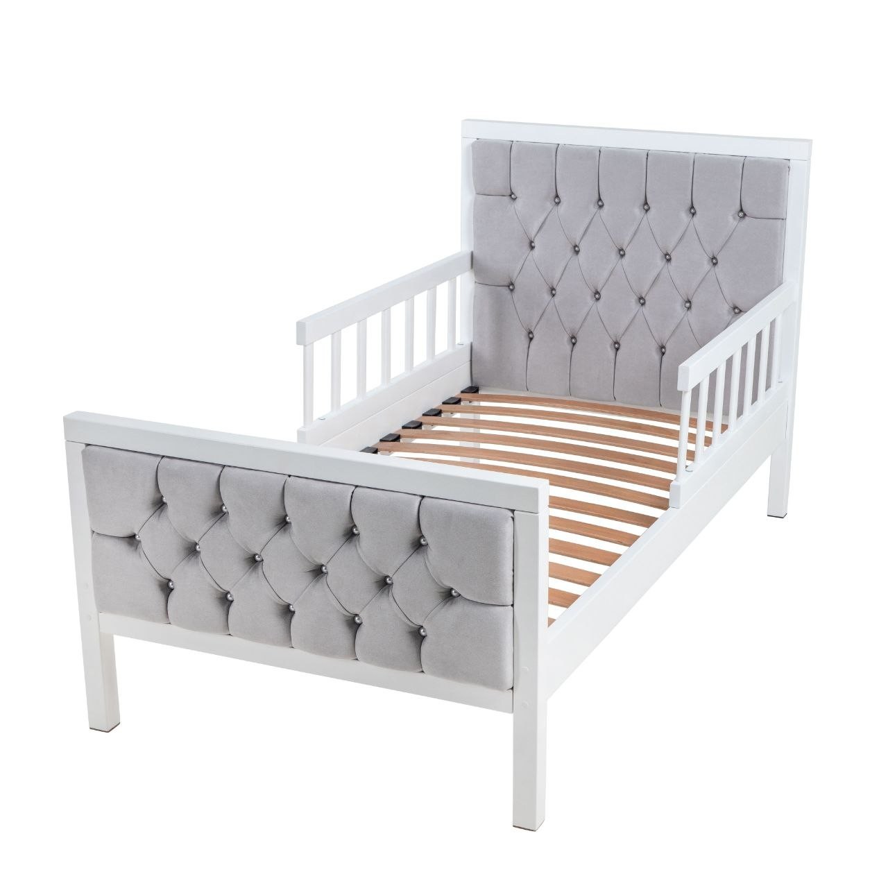 

Кровать детская мягкая Teremokkids VDК-Gray 80*160