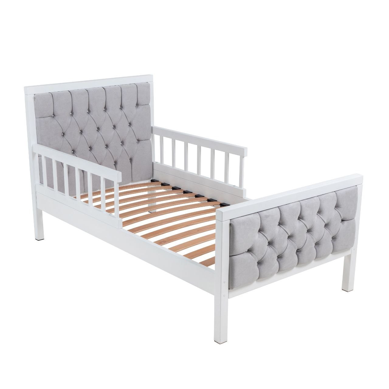 

Кровать детская мягкая Teremokkids VDК Gray 90*170