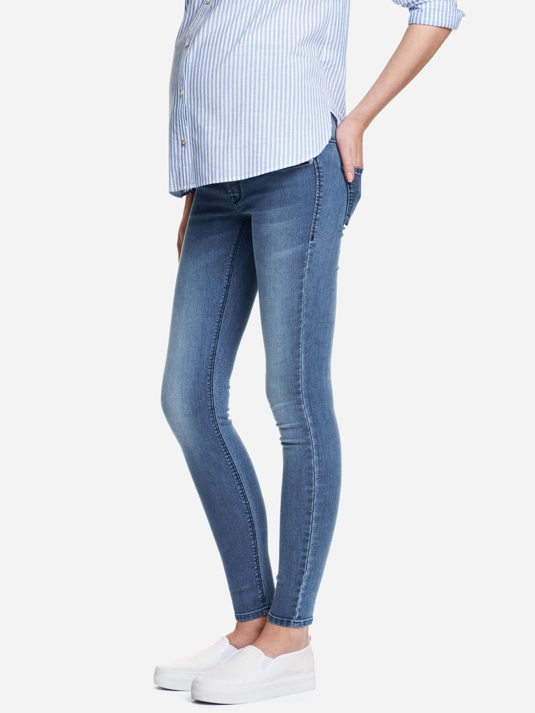 

Джинсы для беременных H&M Mama 3000240-ACXD 36 Синие