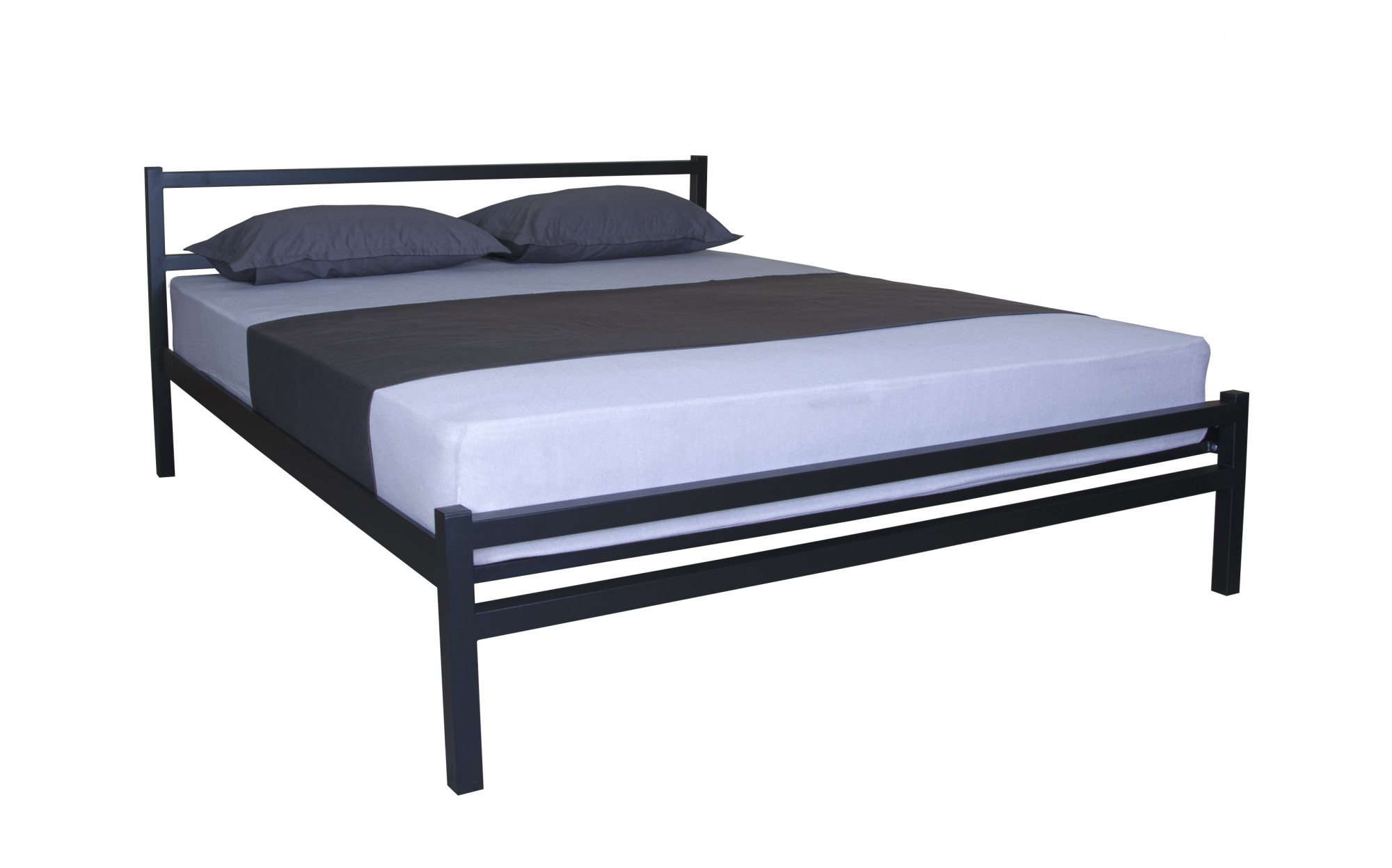 

Кровать Melbi 140х200 см металл чёрный Ника