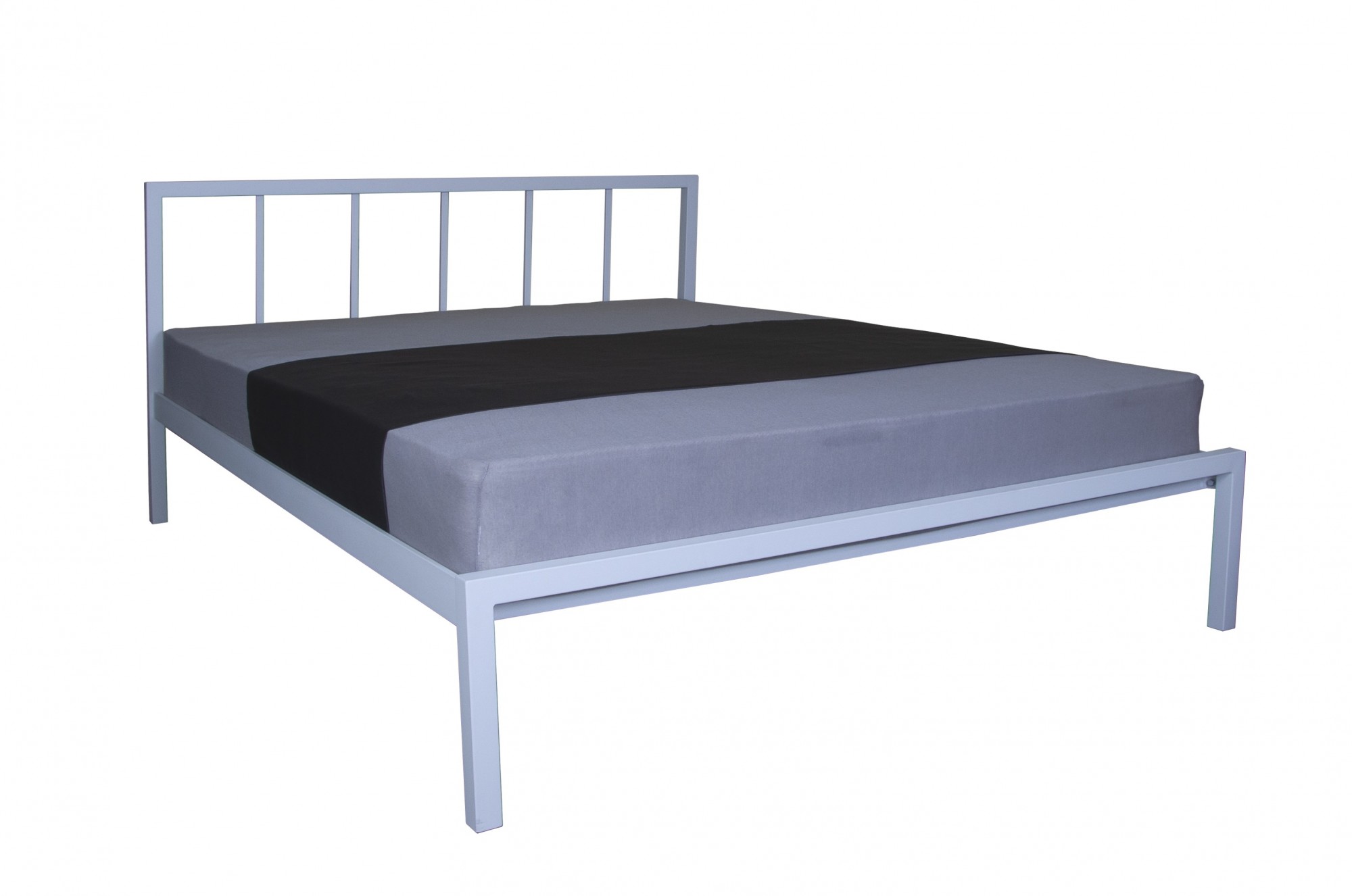 

Кровать Melbi 160х200 см металл белый Тина