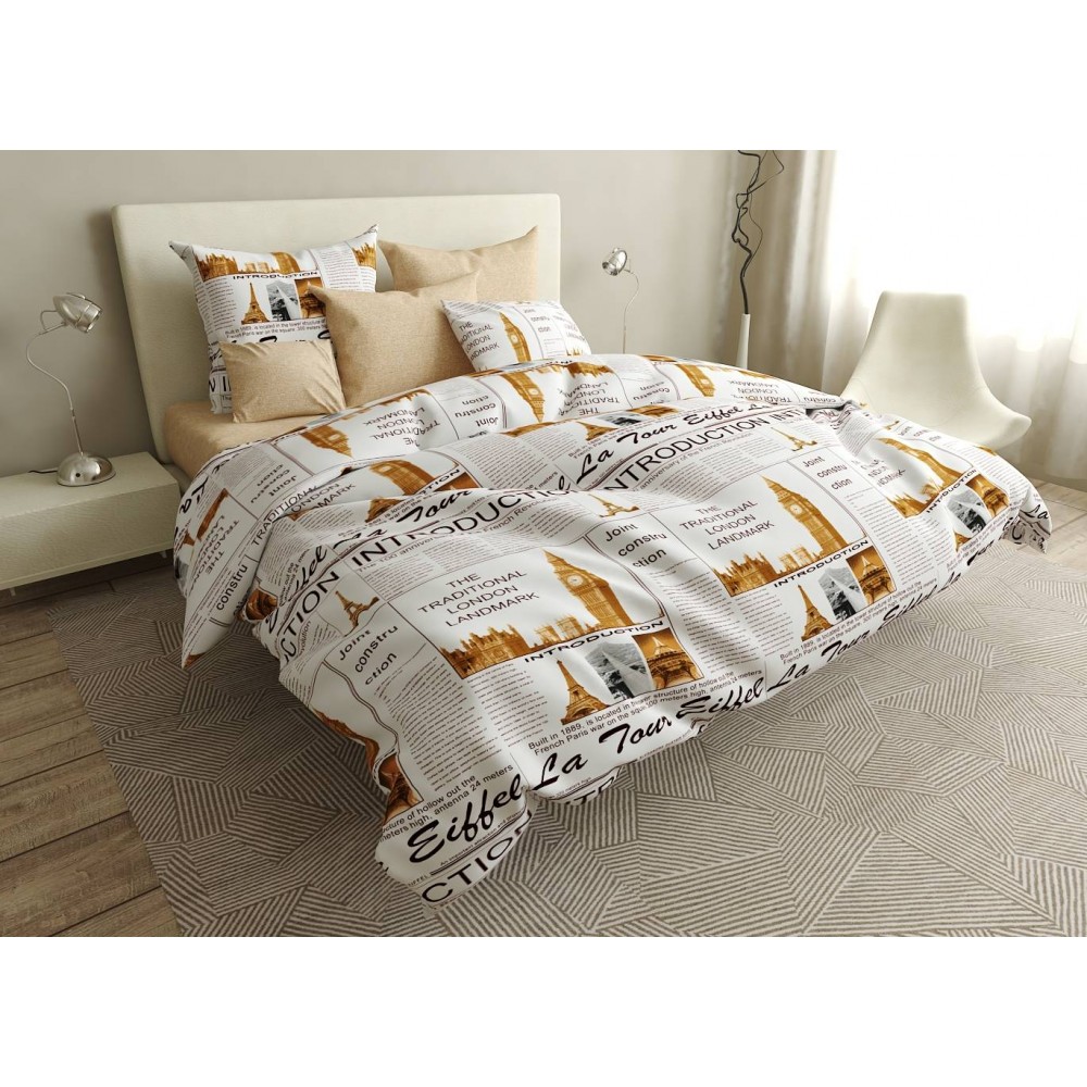 

Комплект постельного белья Marcel Ранфорс 180х215 "294"