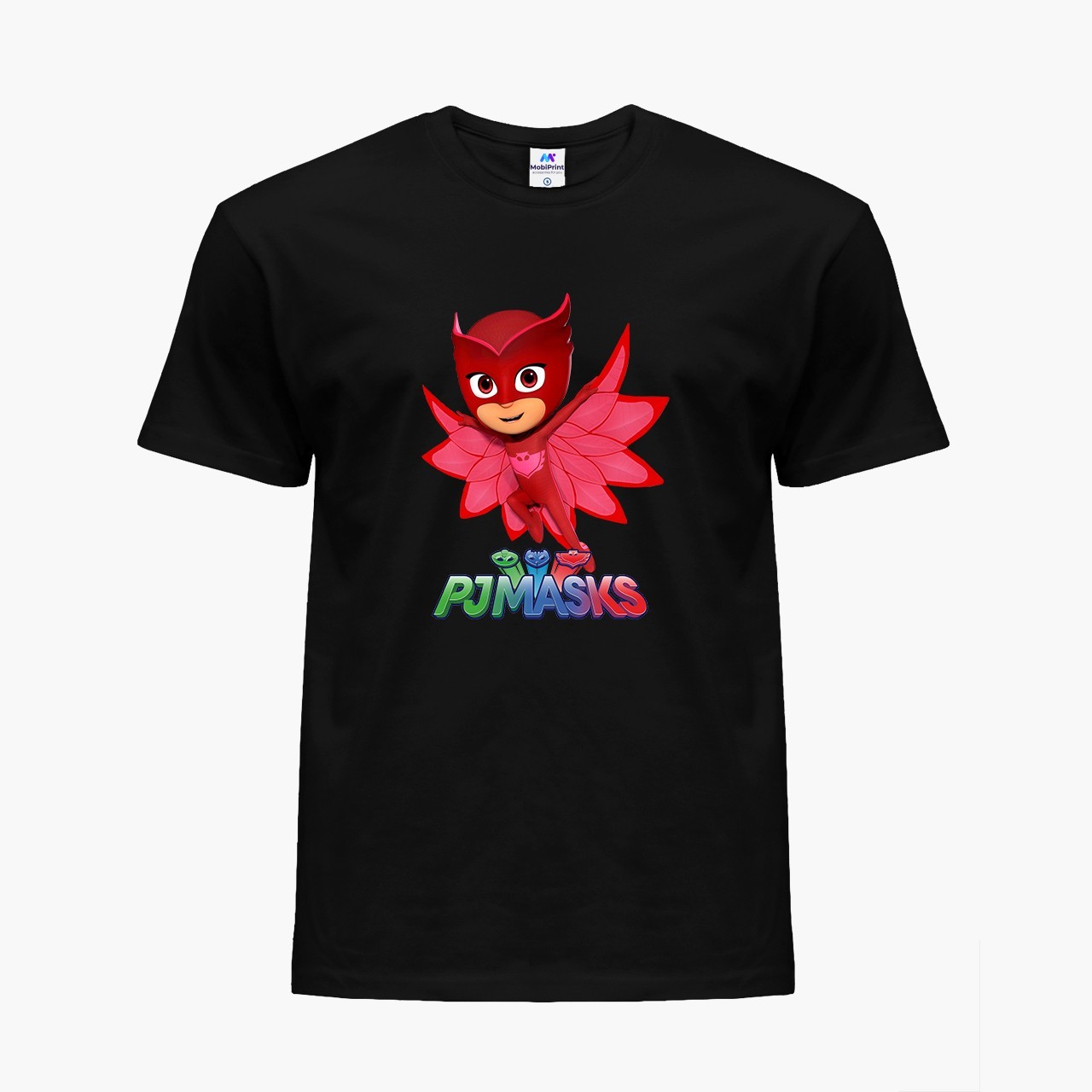 

Детская футболка Герои в масках (PJ Masks) (25186-1615) 158-164 см Хлопок Черный