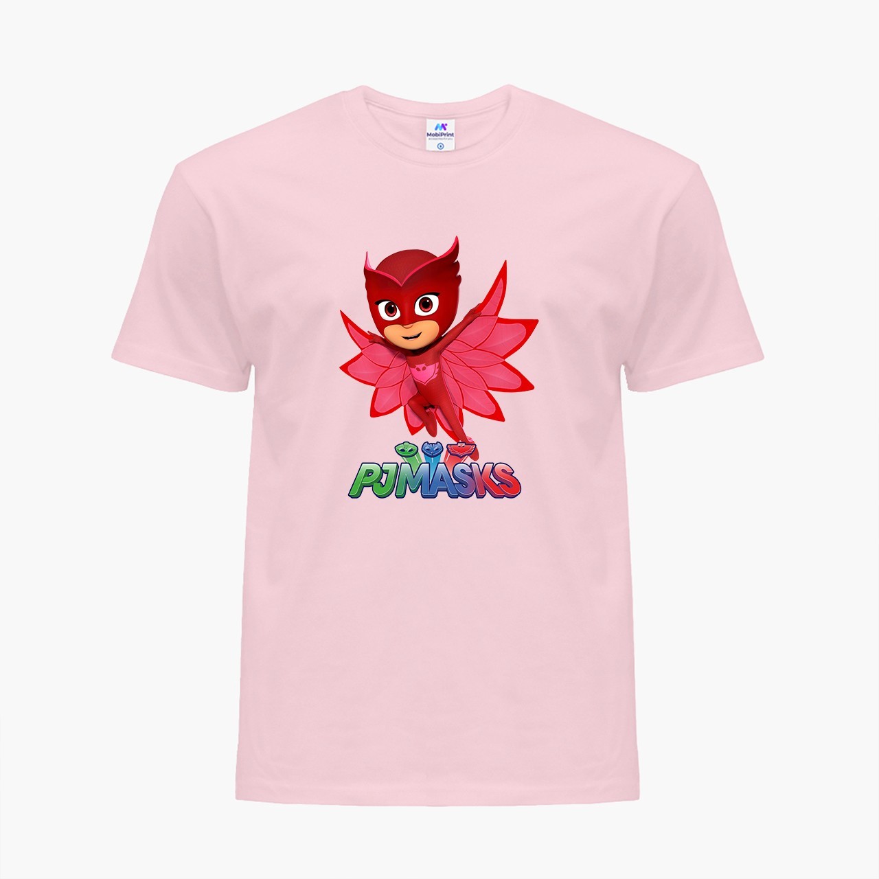 

Детская футболка Герои в масках (PJ Masks) (25186-1615) 122-128 см Хлопок Розовый
