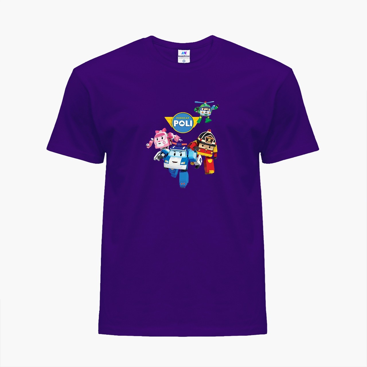 

Детская футболка Робокар Поли (Robocar Poli) (25186-1618) 146-152 см Хлопок Фиолетовый