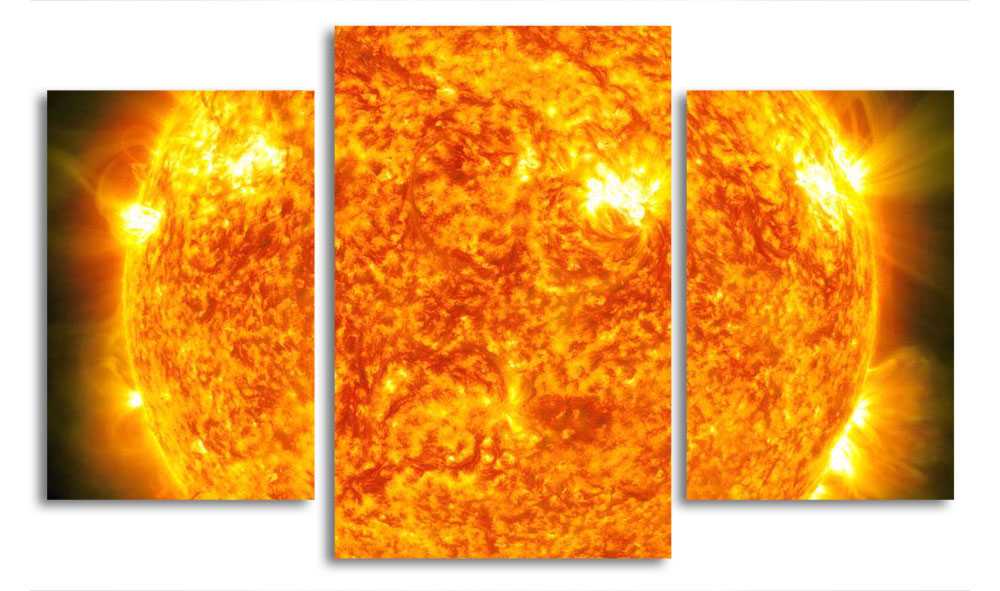 

Модульная картина LaPrint Солнце 200x117 см