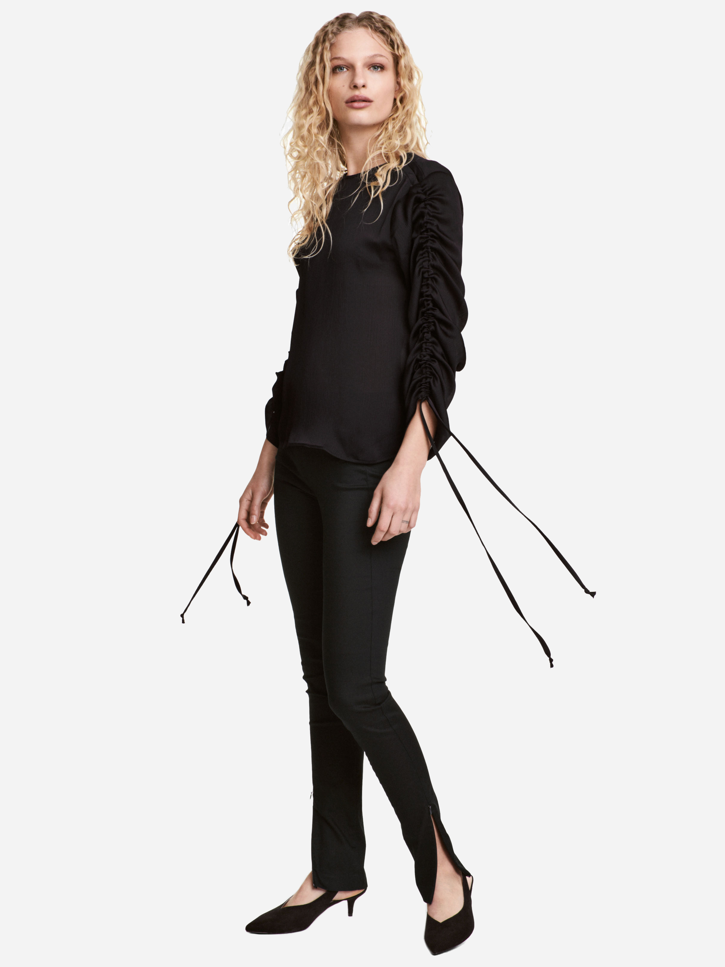 

Брюки H&M 4722665-AAAD 36 Черные