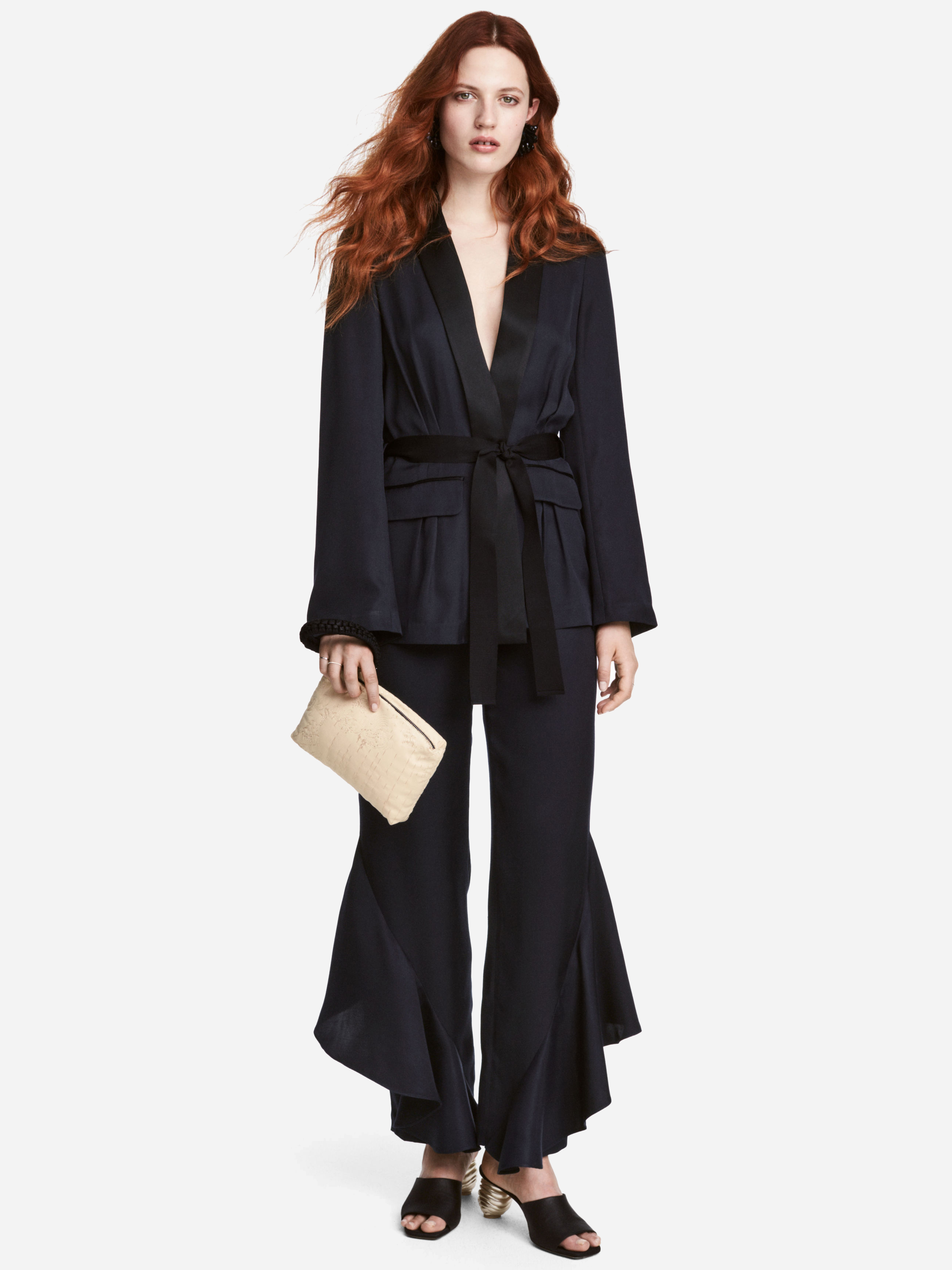 

Брюки H&M 4868635-AAQJ 36 Темно-синие