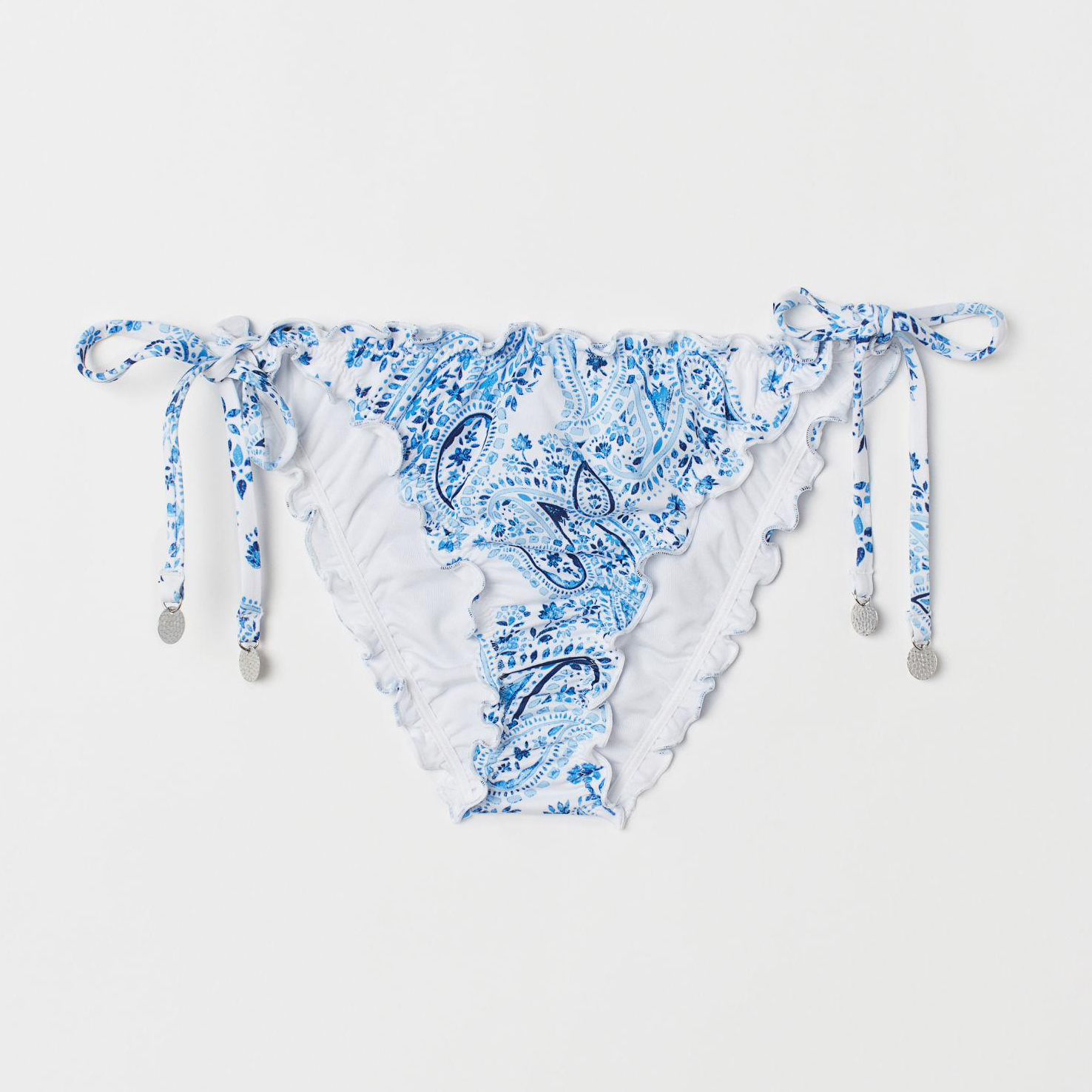 

Нижняя часть купальника H&M 6927219-ACSA 40 Белая с синим