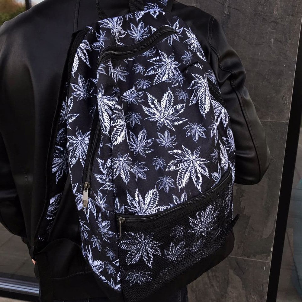 

Рюкзак Cannabis Черный - белый - серый