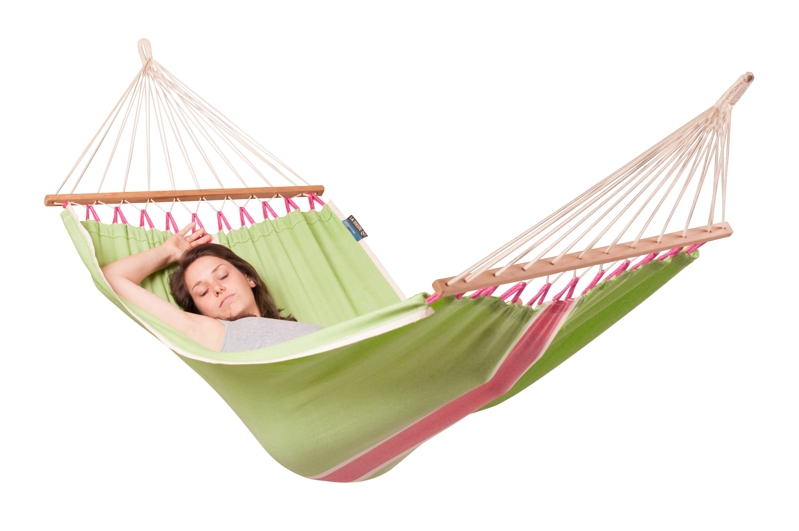 

Гамак одноместный с рельсами La Siesta Fruta FRR11-4kiwi (AE2056)