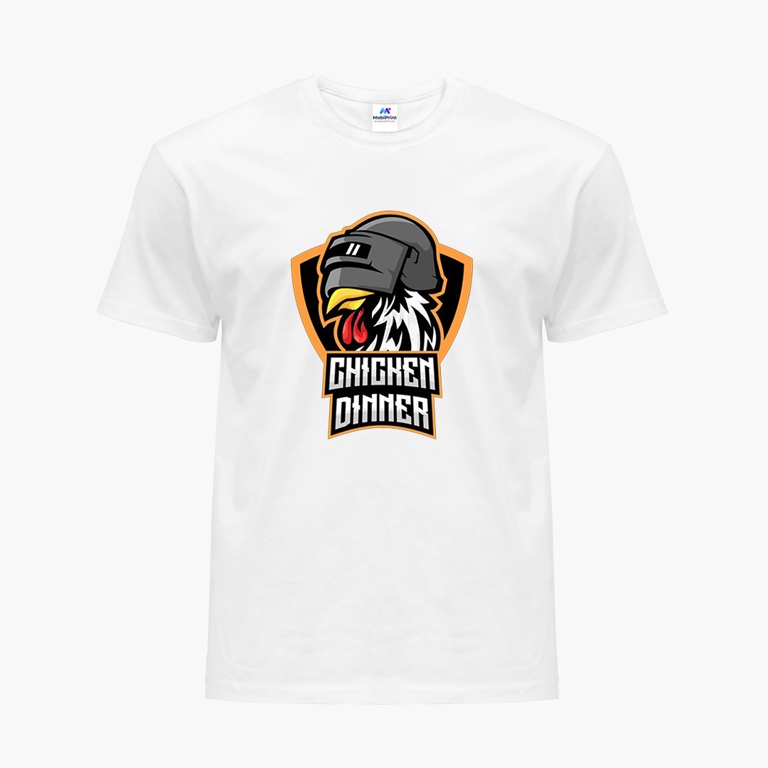 

Детская футболка ПАБГ (PUBG) (9224-1186) 110-116 см Хлопок Белый