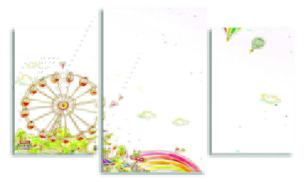 

Модульная картина LaPrint Страна чудес 200x117 см