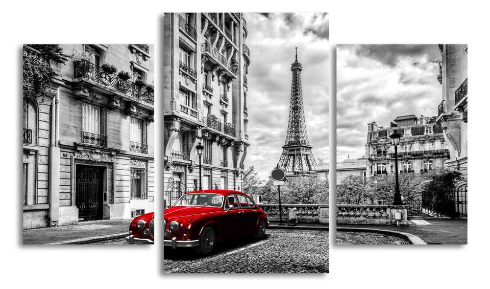 

Модульная картина LaPrint Красный авто 200x117 см