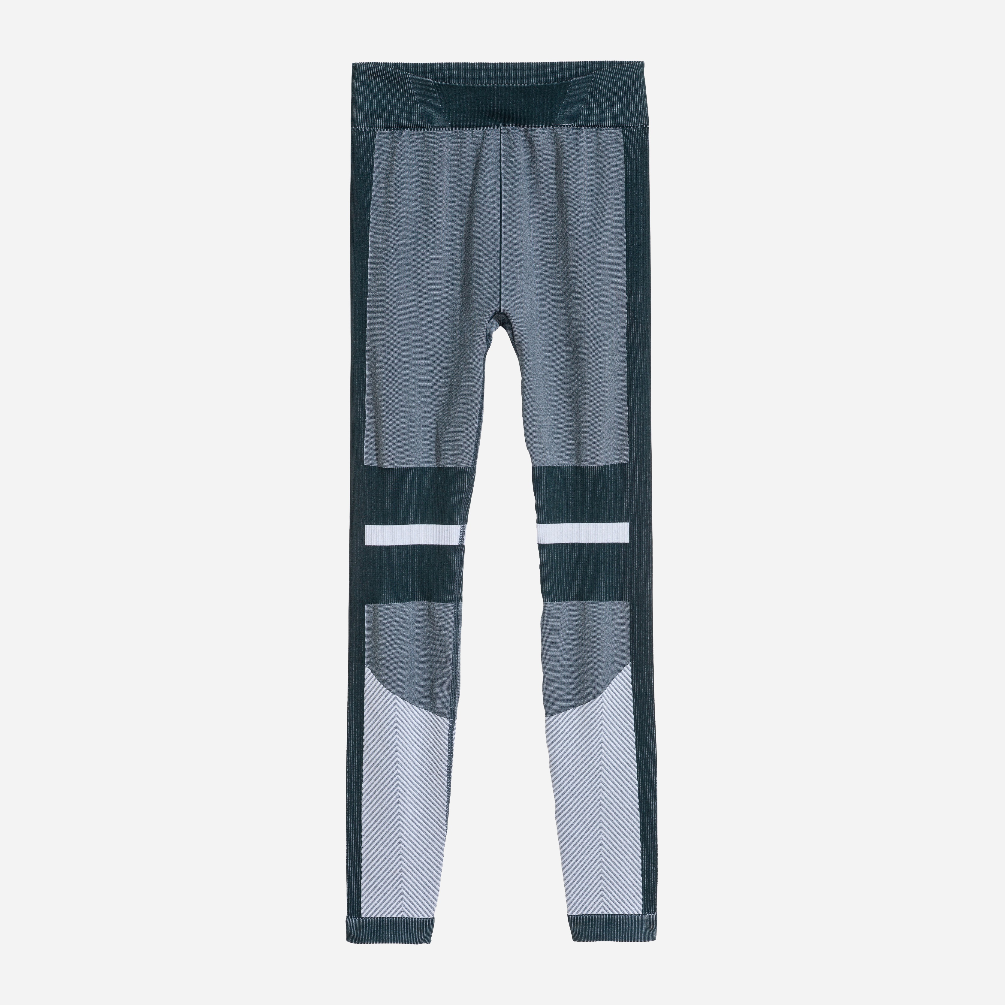 

Спортивные леггинсы H&M 5517086-ABGV S Темно-зеленые с белым