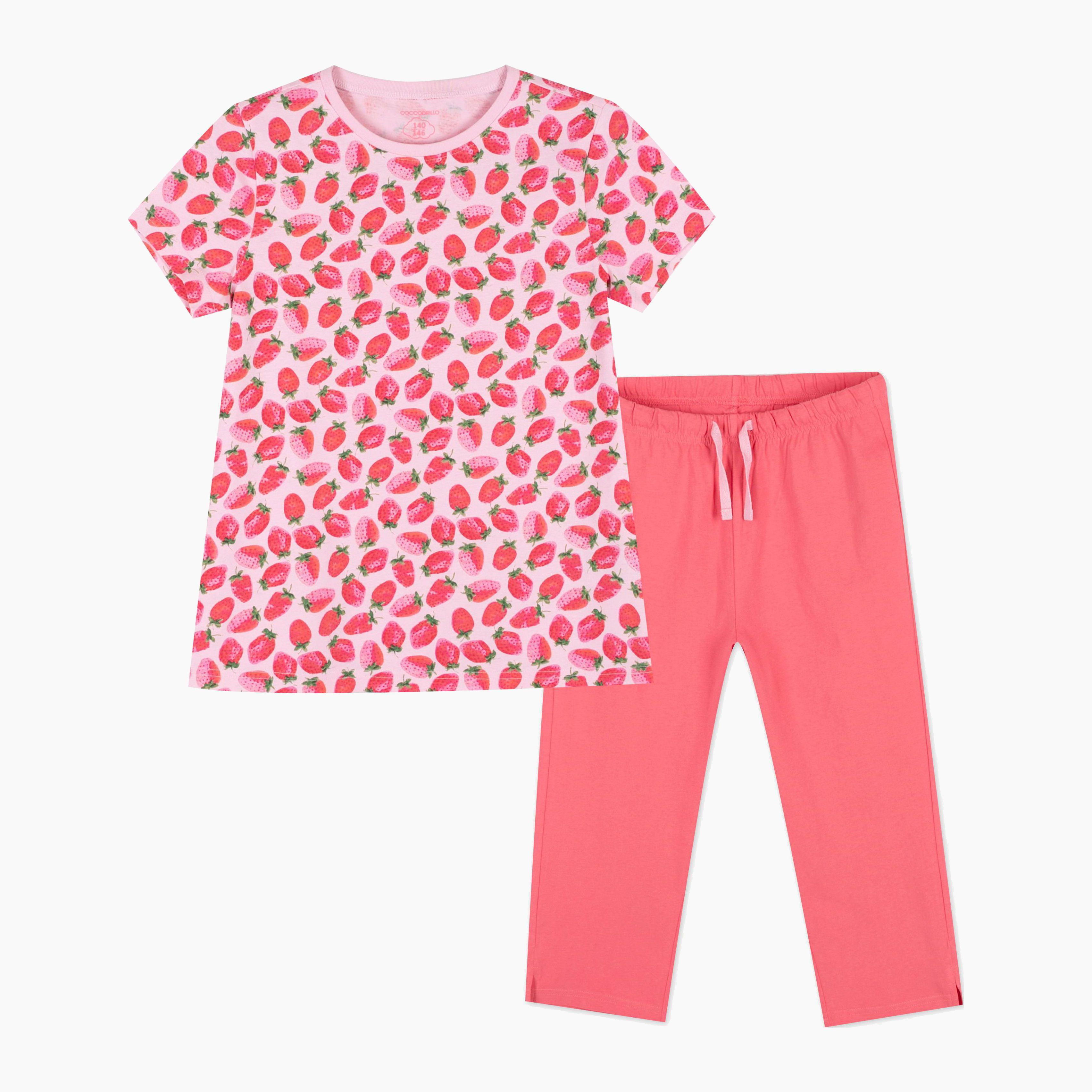 Акція на Пижама (футболка + штаны) Coccodrillo Pyjamas WC1448201PJS-000 92 см (5904705535957) від Rozetka UA