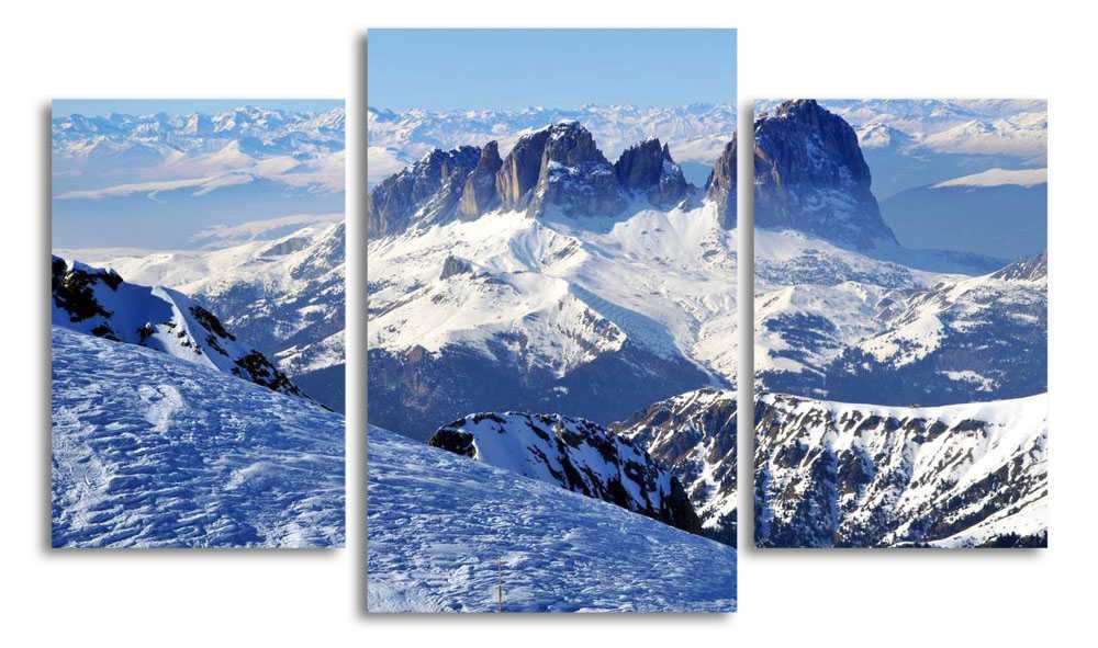 

Модульная картина LaPrint Зима в горах 200x117 см