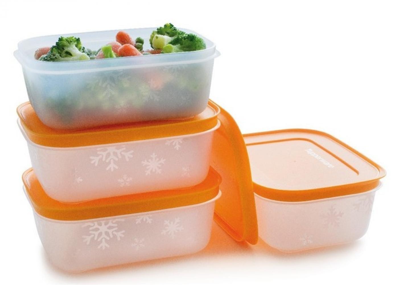 

Охлаждающий контейнер для морозильной камеры Tupperware низкий 4 лотка 450 мл