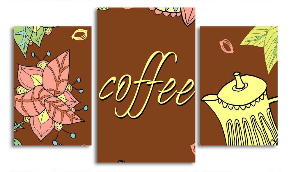 

Модульная картина LaPrint Кофе 200x117 см
