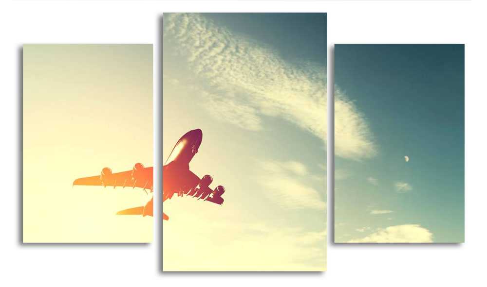 

Модульная картина LaPrint Самолет 200x117 см