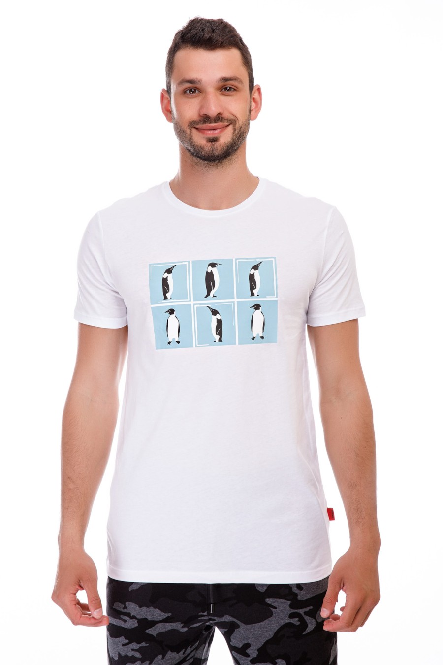 

Футболка John Frank (S) Белый (penguin white, Футболка John Frank 46(S) Белый (penguin white)