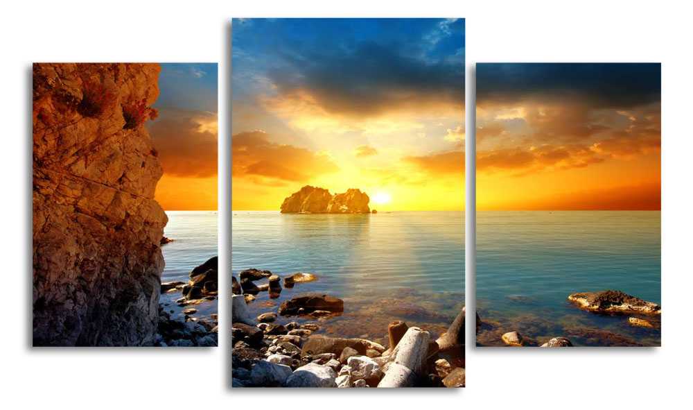 

Модульная картина LaPrint Закат 200x117 см