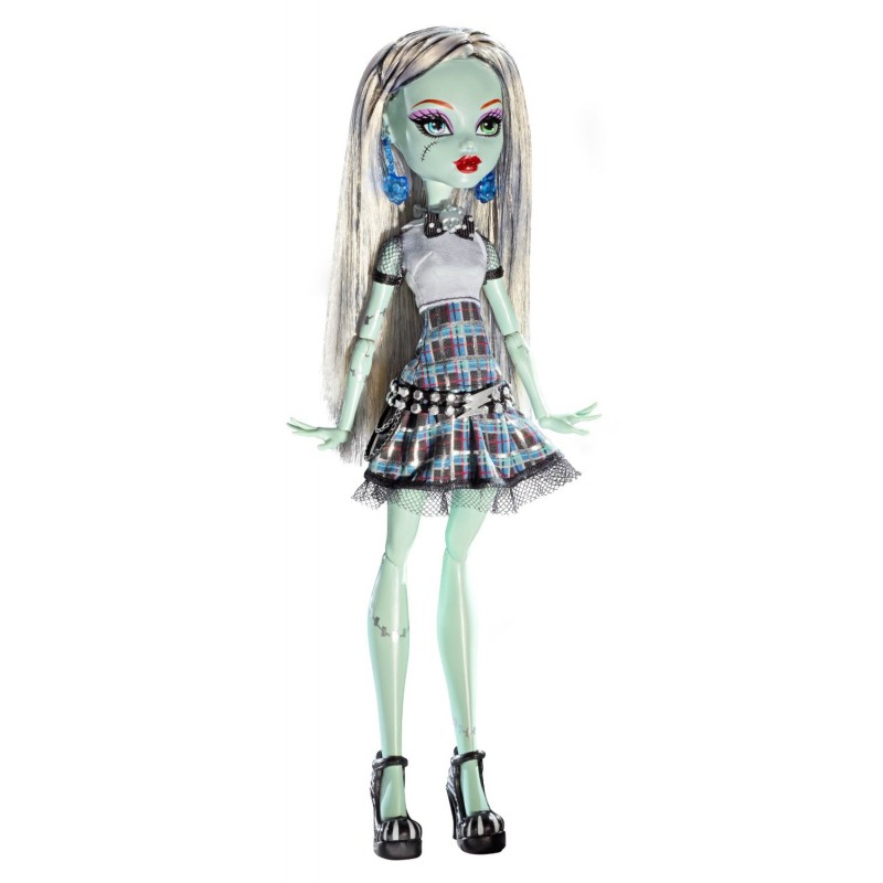 

Кукла Монстер Хай Френки Штейн Они Живые! светящаяся в юбке Monster High Frankie Stein Ghouls Alive! Doll 27см