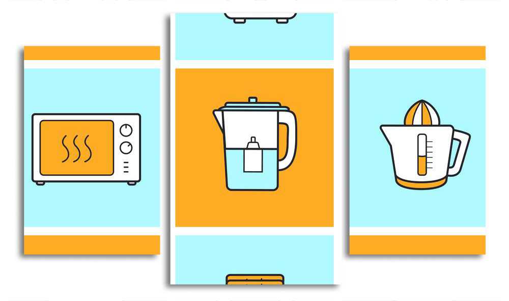 

Модульная картина LaPrint Приборы 200x117 см