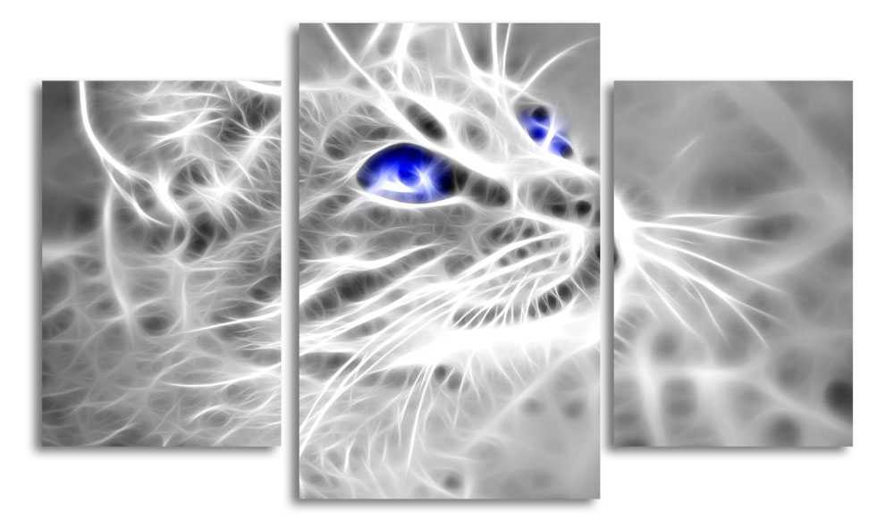 

Модульная картина LaPrint Кот 200x117 см