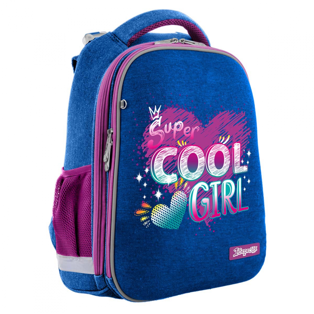

Рюкзак шкільний каркасний 1Вересня Н-12 Cool girl (558024)