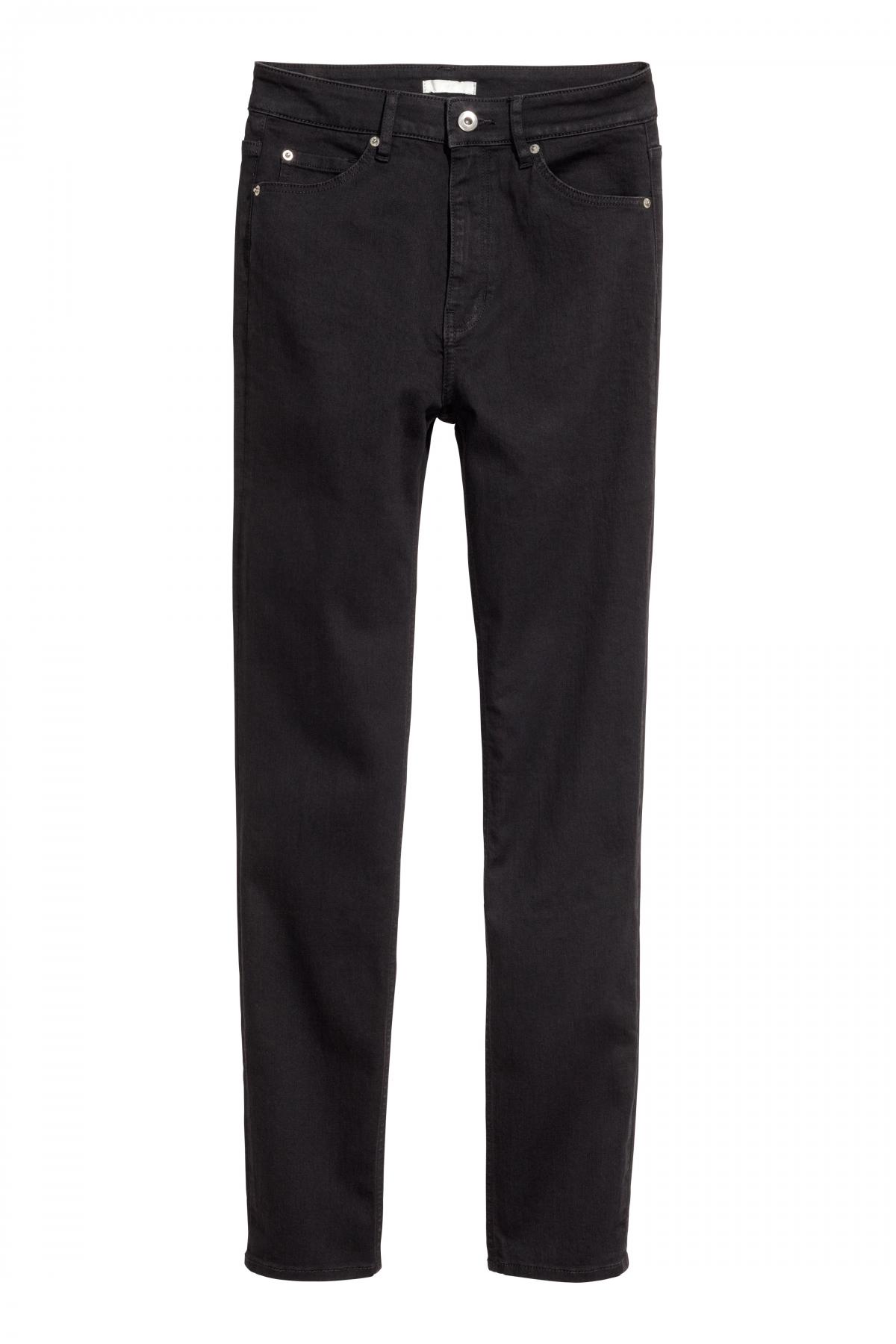 

Брюки стретч High waist H&M  Черные, Брюки стретч High waist H&M 36 Черные