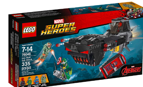

LEGO Super Heroes 76048 Iron Skull Sub Attack Похищение Капитана Америка ( Подводная атака Железного Черепа)