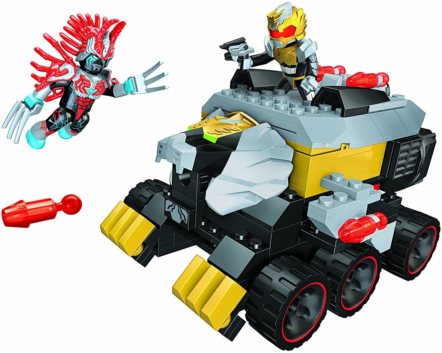 

Детский Игровой Конструктор для мальчиков Поединок Король роботов и Врак Mega Bloks Power Rangers Megaforce
