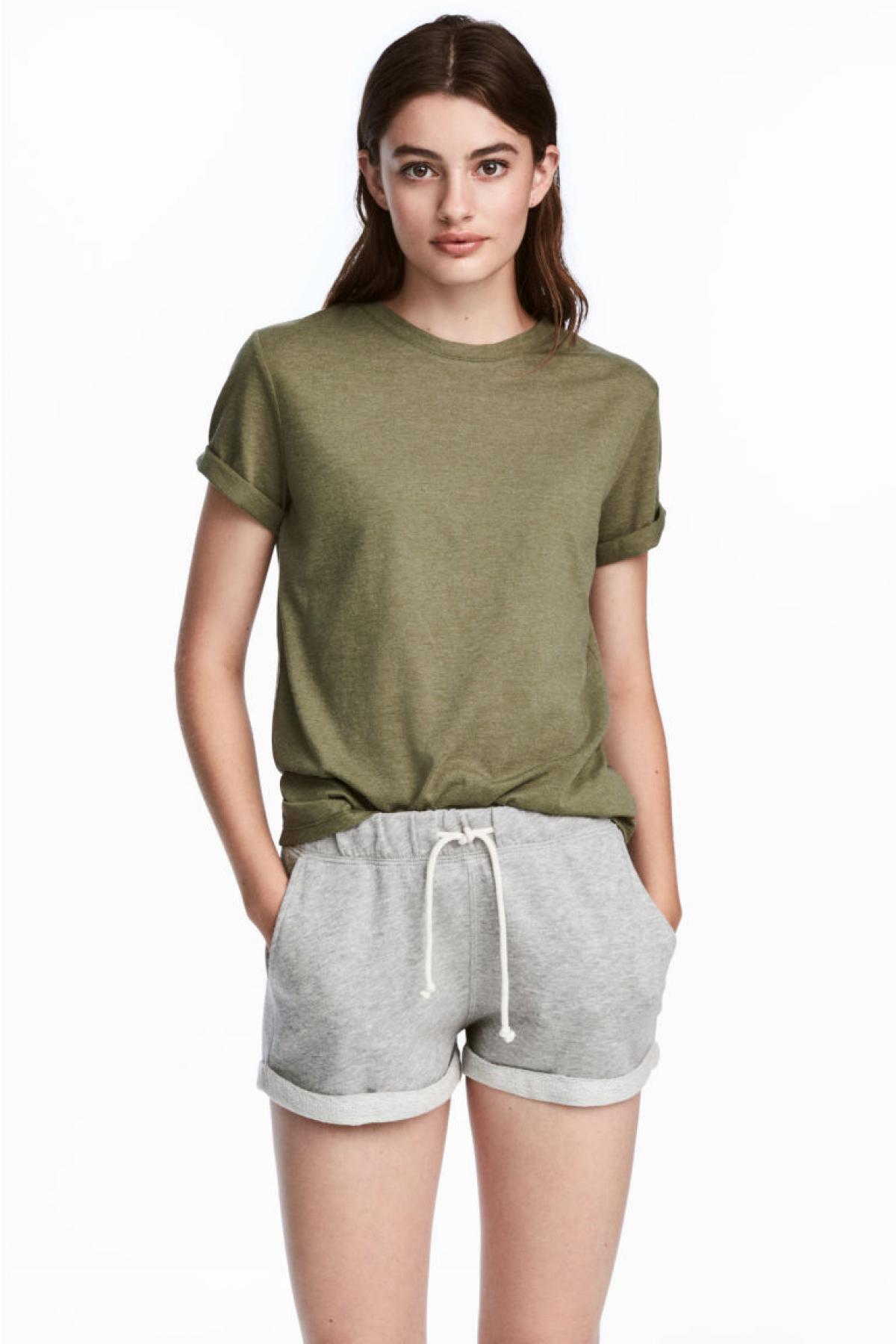 

Футболка H&M l Зеленая (2875-0203027041)