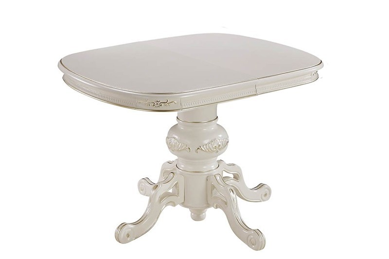 

Стол раздвижной P78, Тес.Мобили, серия Классик, Даминг, 1150/1500*900*780, белый, патина шампань