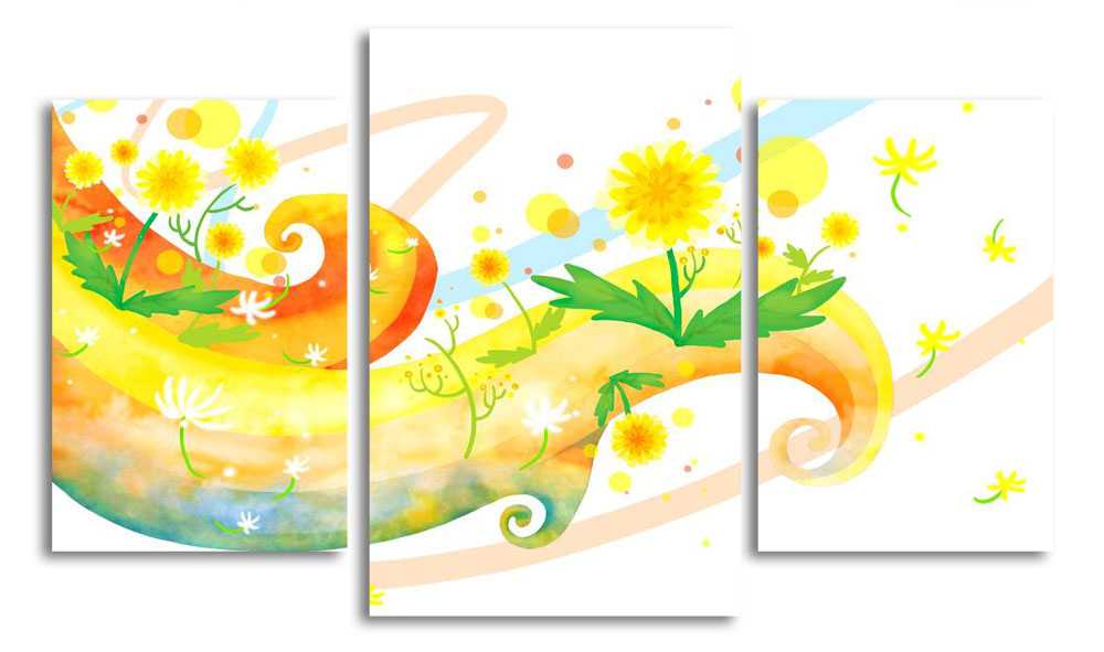 

Модульная картина LaPrint Абстракция 200x117 см