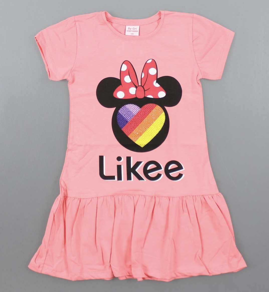 

Платье Likee для девочек, Артикул: 20840-корал (110 СМ)