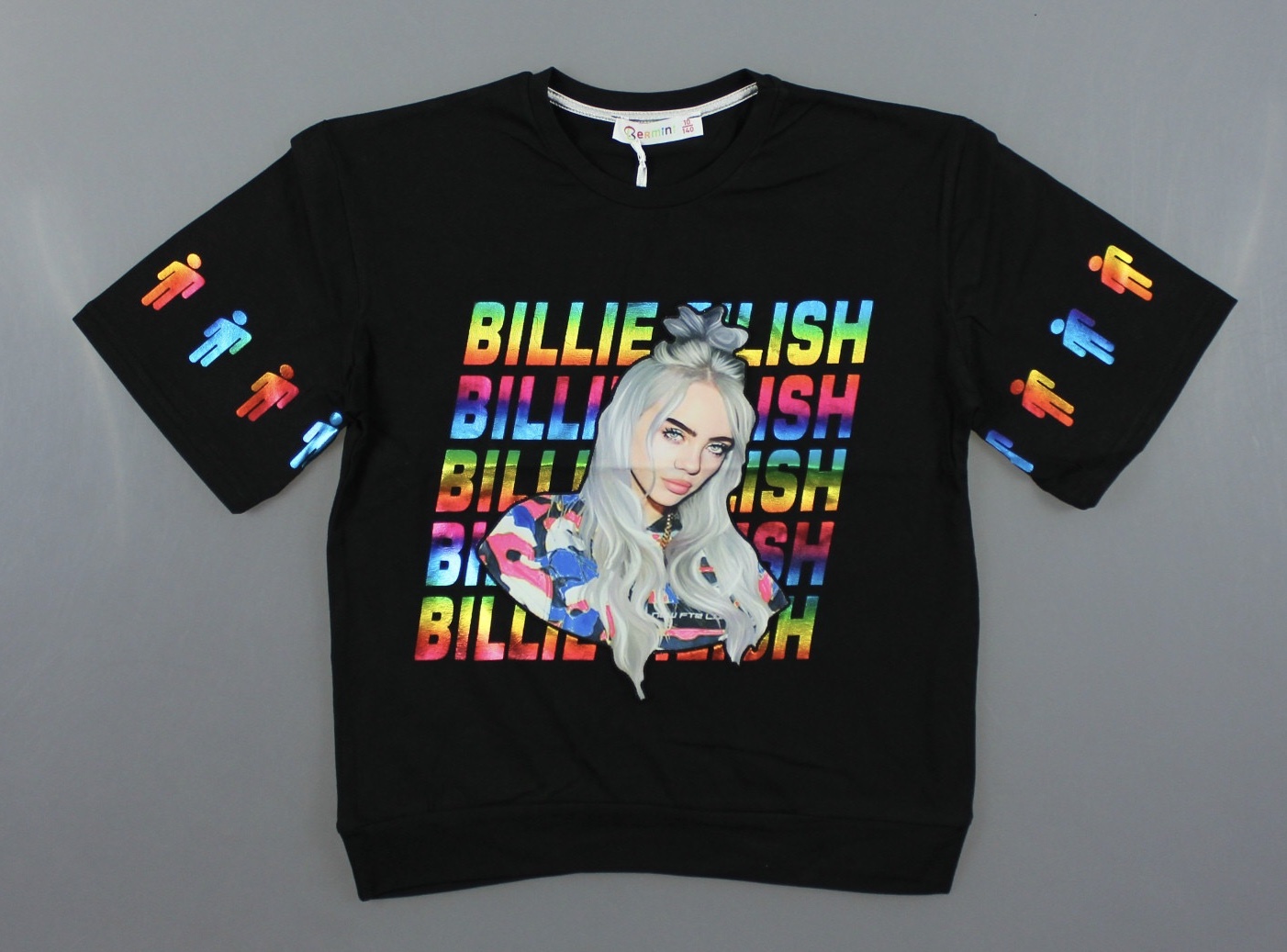 

Футболка Billie Eilish для девочек, Артикул: 6978-черный (158 СМ)