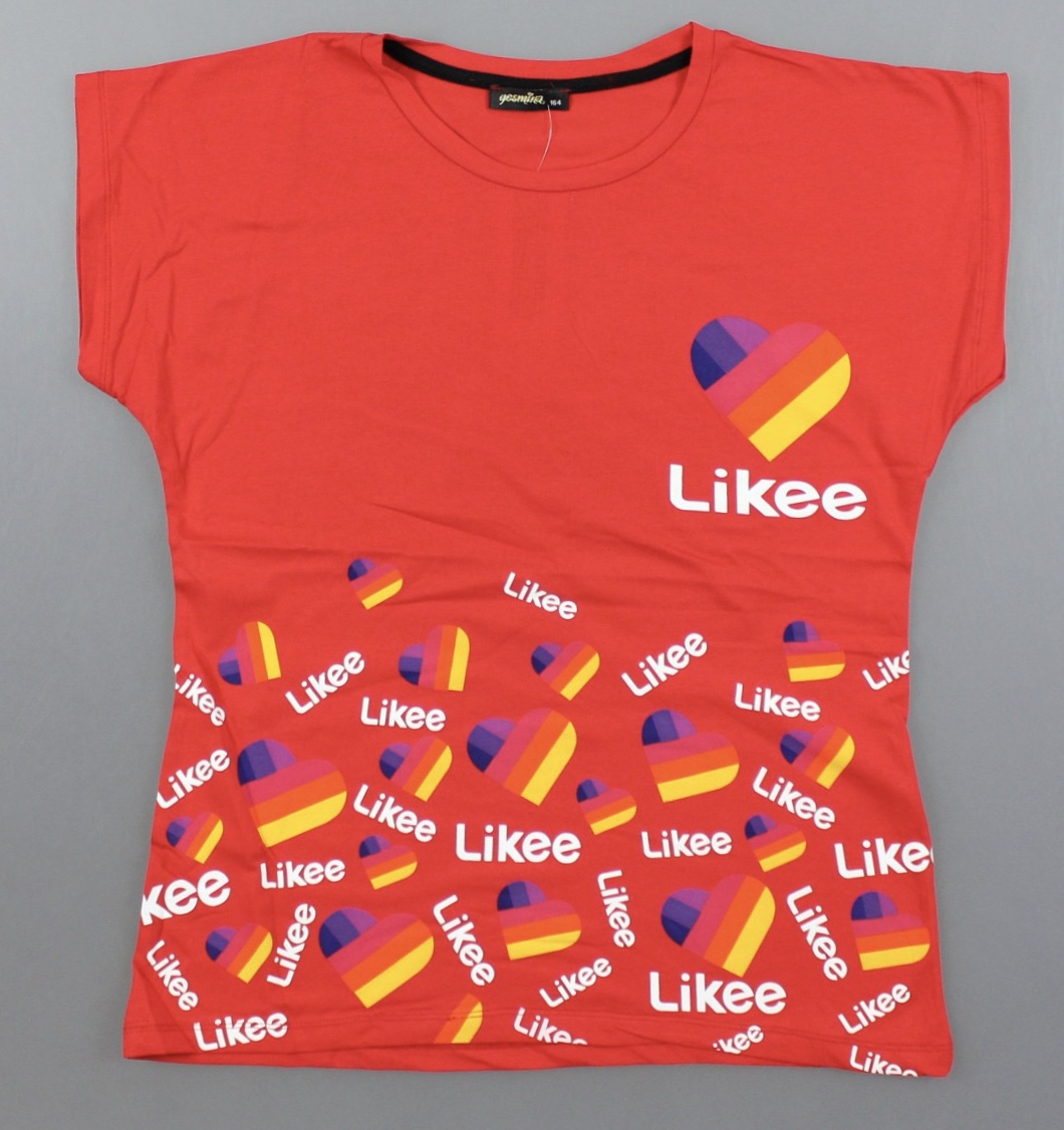 

Футболка Likee для девочек, Артикул: 8014-красный (140 СМ)
