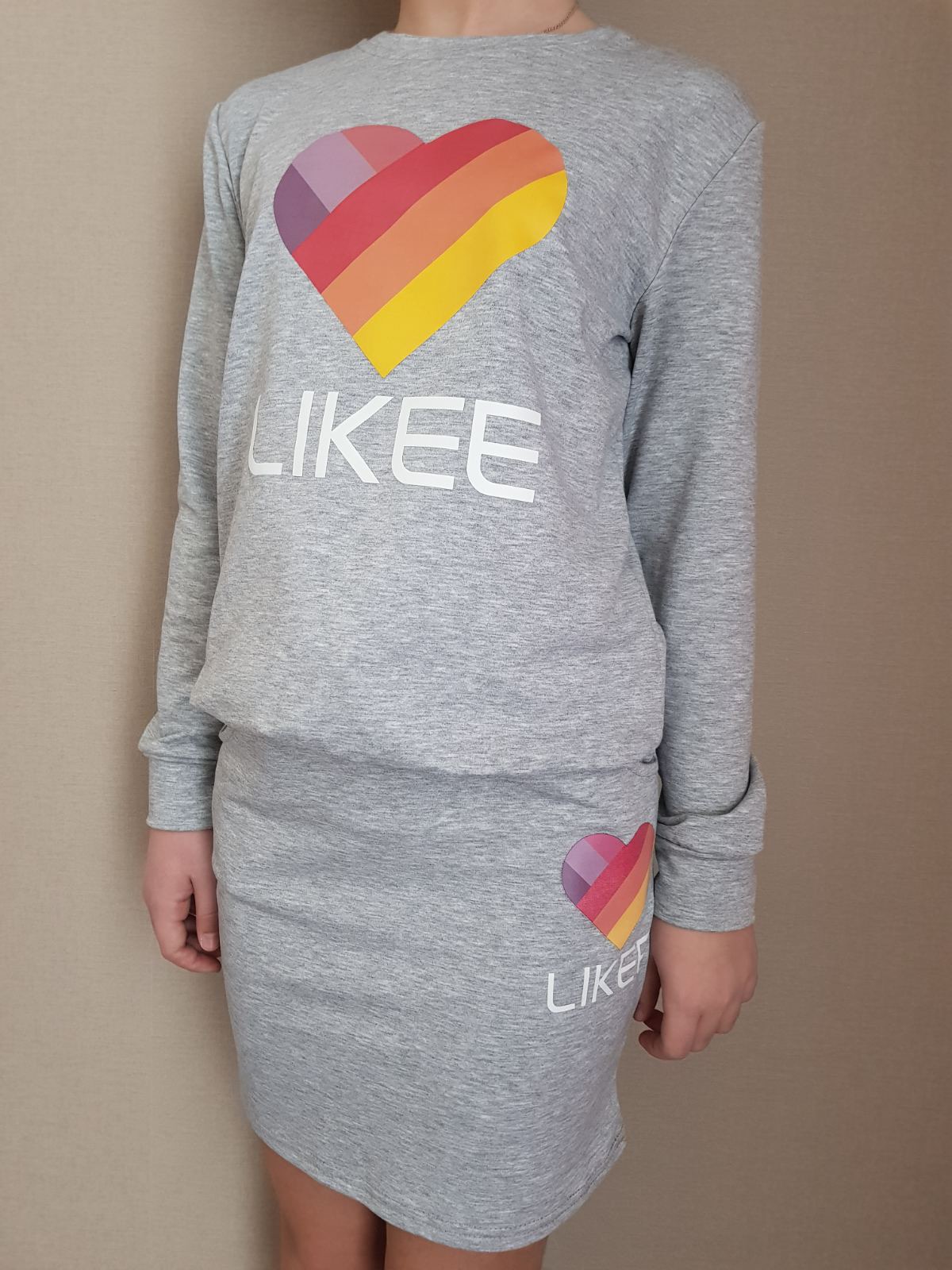 

Комплект Likee для девочек, Артикул: 295-серый (128 СМ)