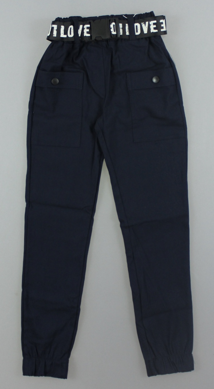 

Брюки-джоггеры для девочек, Артикул: NT313-т.синий (128 СМ)