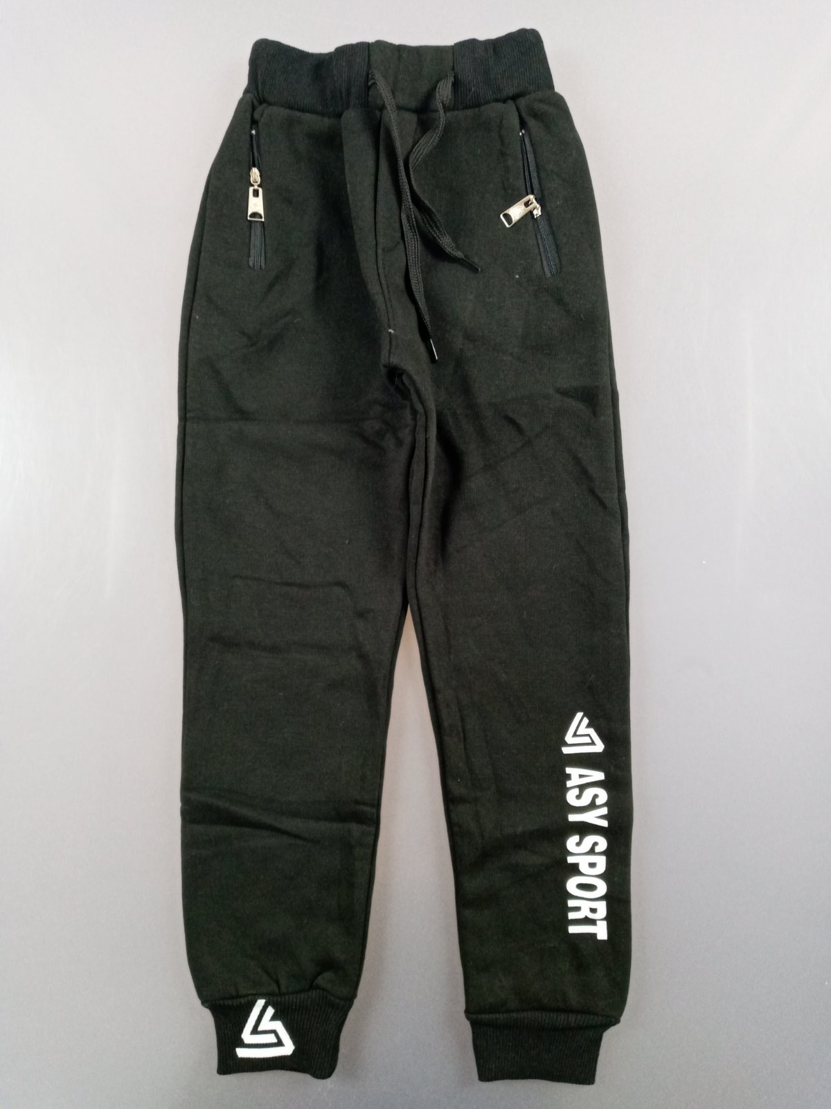 

Спортивные брюки с начесом для мальчиков, Артикул: T2555-чёрный (15 лет 164 СМ)