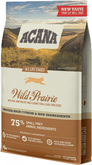 

Сухой корм ACANA WILD PRAIRIE CAT 4.5 кг