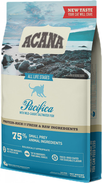 

Сухой корм ACANA PACIFICA CAT 4.5 кг