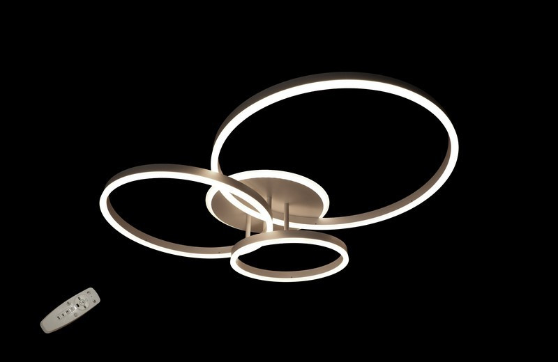 

LED Люстра с димером Linisoln 140W 222002-3А WT