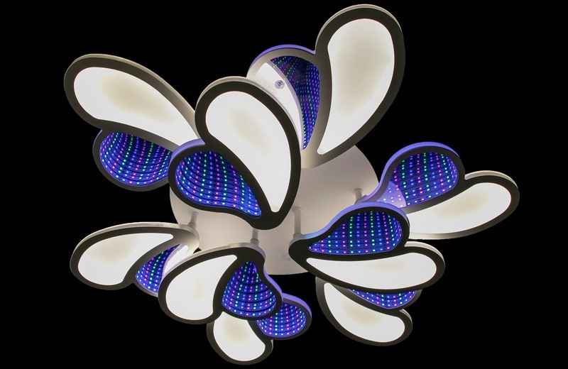 

LED Люстра Linisoln 150W 222702/6+3 WH