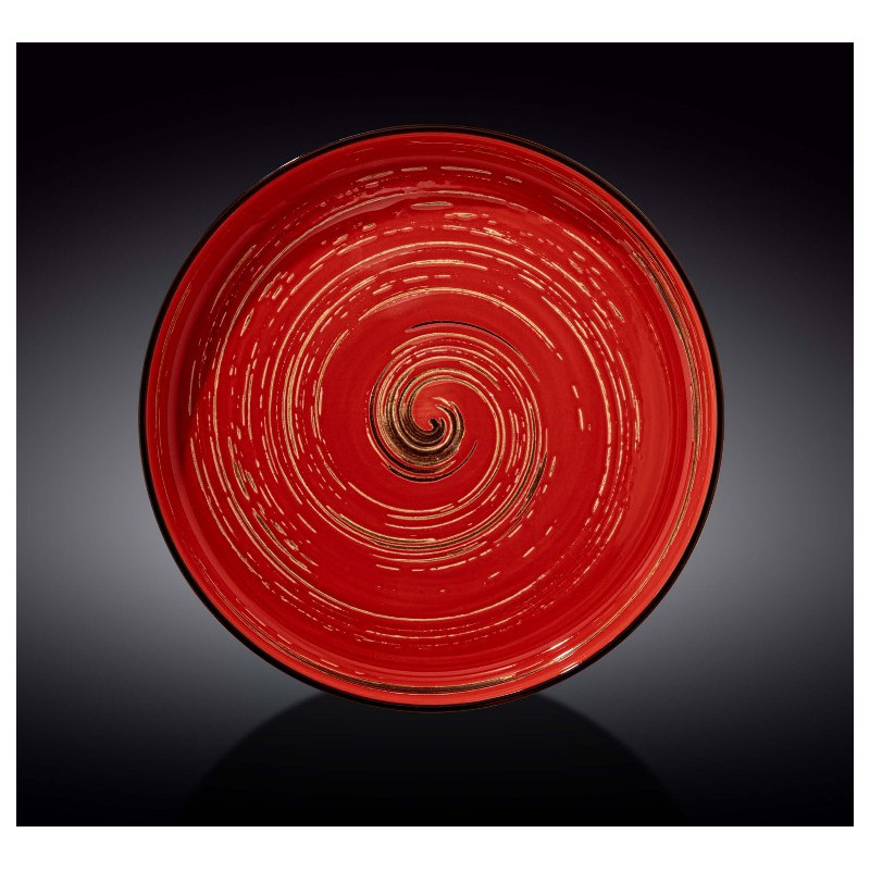 

Тарілка Wilmax Spiral Red 23,0 см (669220/A)