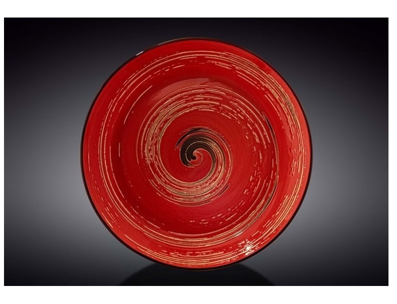 

Тарілка глибока Wilmax Spiral Red 25,5 см (669227/A)