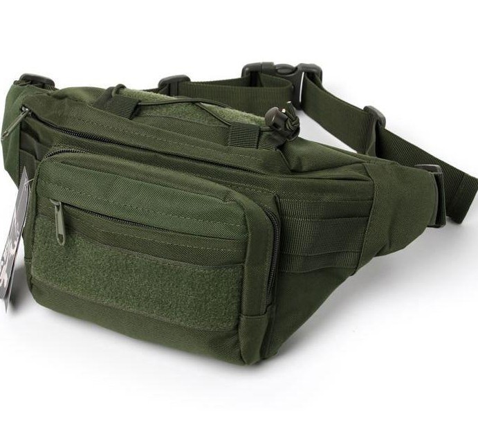 

Тактическа сумка бананка барсетка на пояс с ремнём Tactical Olive (9000-olive)